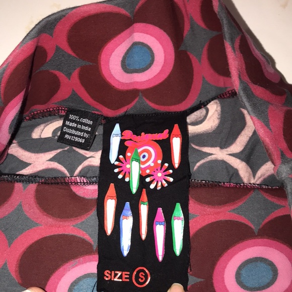 Desigual Skirt with gold and pink stitching - Picture 5 of 5